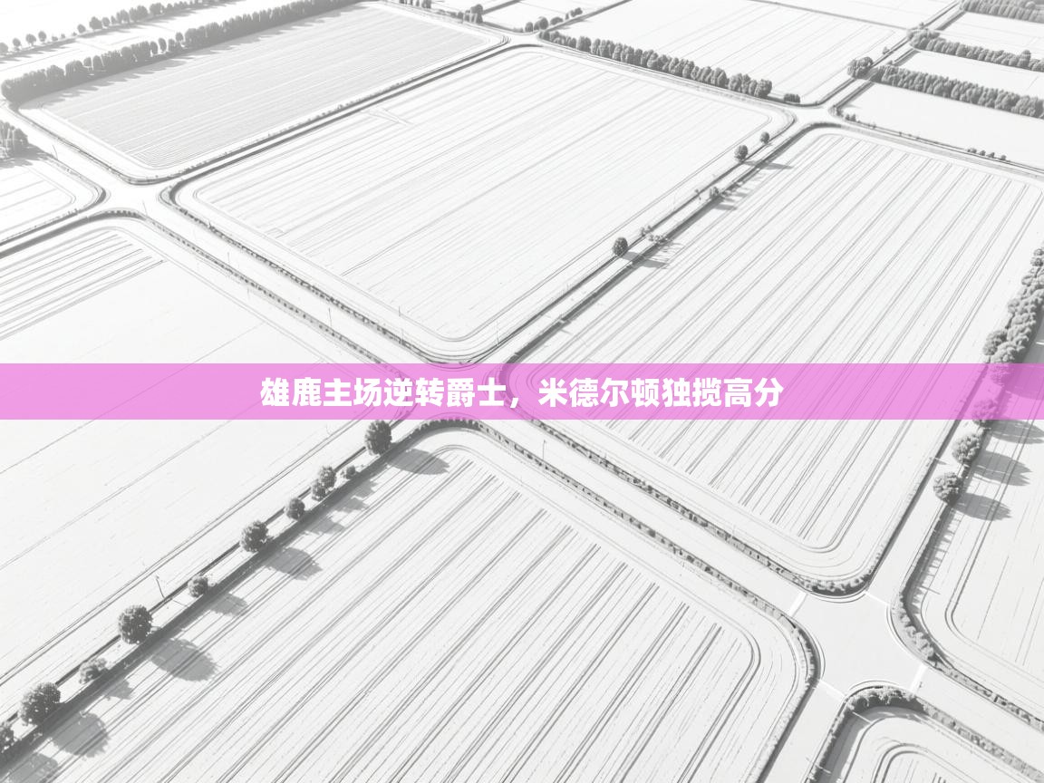 爱游戏体育娱乐赞助罗马-雄鹿主场逆转爵士，米德尔顿独揽高分  第2张